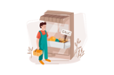 پیش‌نمایش فایل man-doing-grocery-shopping-4047471 از پک خرید آنلاین