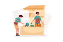 پیش‌نمایش فایل woman-doing-fruits-shopping-on-fruit-store-4047473 از پک خرید آنلاین