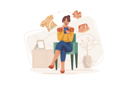 پیش‌نمایش فایل woman-purchasing-online-clothes-4047475 از پک خرید آنلاین