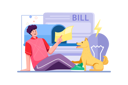 پیش‌نمایش فایل utility-bill-payment-4120649 از پک مالیات و پرداخت