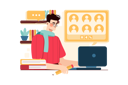 پیش‌نمایش فایل a-student-attending-the-online-class-4293109 از پک فعالیت‌های دانشجویی