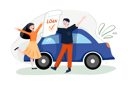پیش‌نمایش فایل couple-got-car-loan-approved-4293197 از پک عملیات وام‌دهی