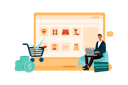 پیش‌نمایش فایل man-doing-online-payment-4420259 از پک مالی کسب‌وکار