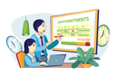 پیش‌نمایش فایل appointment-schedule-management-4483183 از پک تنظیم قرار ملاقات