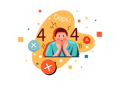 پیش‌نمایش فایل boy-worried-about-404-error-4558759 از پک حالت‌های خالی (UI)