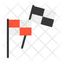 پیش‌نمایش فایل corner-flags-2 از پک آیکون فوتبال (فلت)