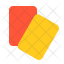 پیش‌نمایش فایل red-and-yellow-card از پک آیکون فوتبال (فلت)