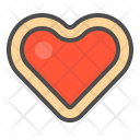 پیش‌نمایش فایل heart-cookie از پک بیسکویت، کلوچه و کراکر (پر شده)