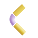 پیش‌نمایش فایل bracket-left-9861603 از پک الفبای هندسه