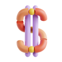 پیش‌نمایش فایل dollar-9861609 از پک الفبای هندسه