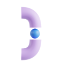 پیش‌نمایش فایل round-bracket-right-9861803 از پک الفبای هندسه