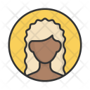 پیش‌نمایش فایل curly-1 از پک آواتار کاربر