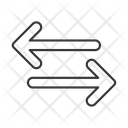 پیش‌نمایش فایل arrow-path-way-direction-sign-bidirectional-left-right-2 از پک فلش‌ها