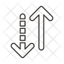پیش‌نمایش فایل arrow-path-way-direction-sign-down-up-2 از پک فلش‌ها