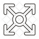 پیش‌نمایش فایل arrow-path-way-direction-sign-four-8 از پک فلش‌ها