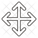 پیش‌نمایش فایل arrow-path-way-direction-sign-four-up-down-four-directional از پک فلش‌ها