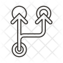 پیش‌نمایش فایل arrow-path-way-direction-sign-straight-left-7 از پک فلش‌ها