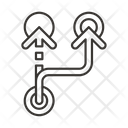 پیش‌نمایش فایل arrow-path-way-direction-sign-stright-left-dotted-2 از پک فلش‌ها