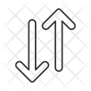 پیش‌نمایش فایل arrow-path-way-direction-sign-up-down-5 از پک فلش‌ها