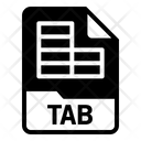 پیش‌نمایش فایل tab-file-1923914 از پک فرمت فایل صفحات گسترده