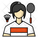 پیش‌نمایش فایل badminton-player-1975956 از پک آواتار ورزشی