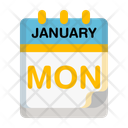 پیش‌نمایش فایل monday-10620217 از پک تقویم ژانویه