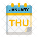 پیش‌نمایش فایل thursday-10620220 از پک تقویم ژانویه