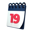 پیش‌نمایش فایل 19-date-5273707 از پک تقویم