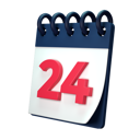 پیش‌نمایش فایل 24-date-5273713 از پک تقویم