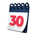 پیش‌نمایش فایل 30-date-5273725 از پک تقویم