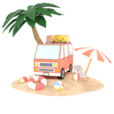 پیش‌نمایش فایل beach-travel-5402026 از پک تعطیلات تابستانی