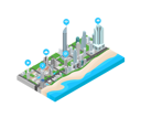 پیش‌نمایش فایل smart-city-5206145 از پک ایزومتریک نسخه ۱