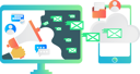 پیش‌نمایش فایل email-marketing-5317254 از پک کسب‌وکار و فناوری