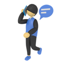 پیش‌نمایش فایل man-talking-phone-7460540 از پک کسب و کار