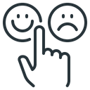 پیش‌نمایش فایل choice-emoji-5069774 از پک ارتباط با مشتری