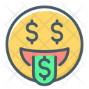 پیش‌نمایش فایل dollar-emoji-6918737 از پک شکلک‌ها