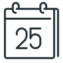 پیش‌نمایش فایل twenty-five-10904443 از پک تقویم