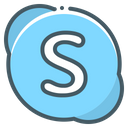 پیش‌نمایش فایل skype-2690371 از پک شبکه‌های اجتماعی و لوگوها
