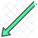 پیش‌نمایش فایل down-left-3489974 از پک فلش‌ها